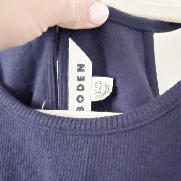 Boden Navy Midi Dress - Picture 6 of 7